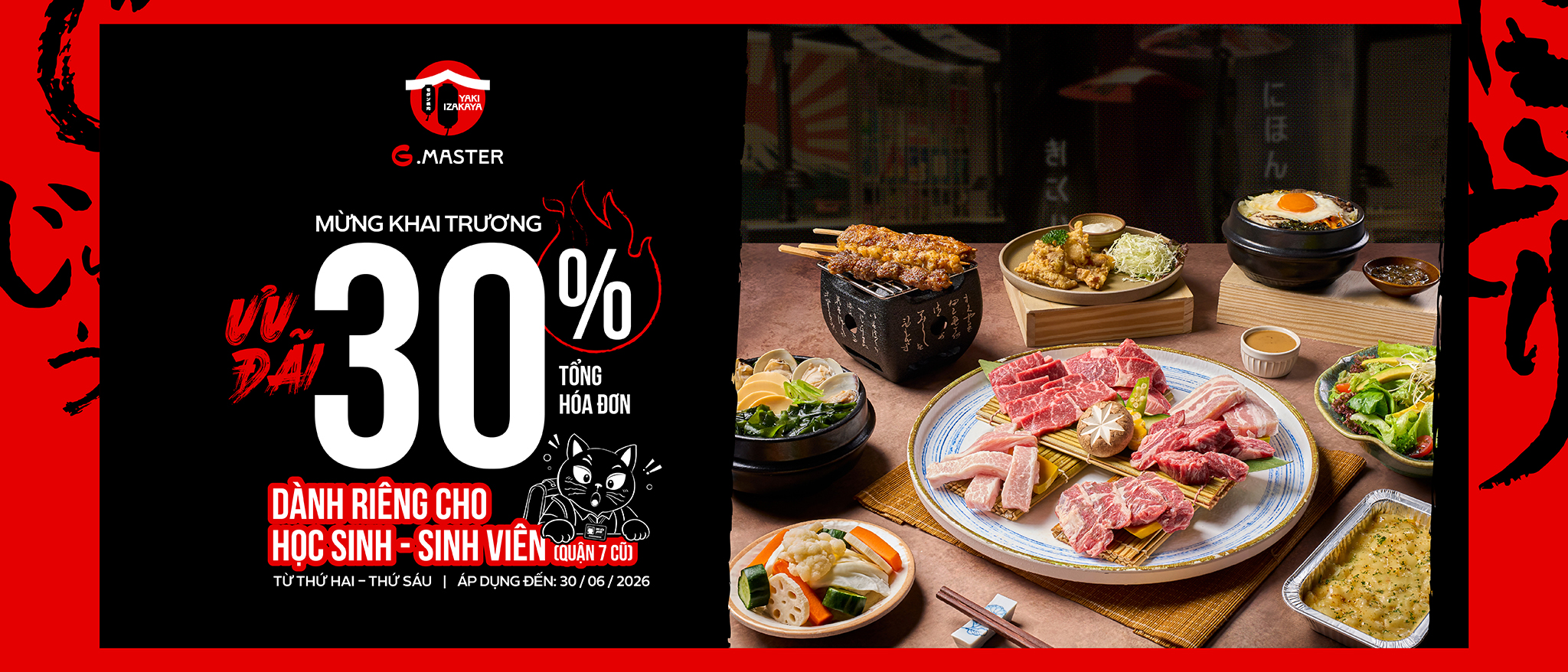 [ƯU ĐÃI U22] GIẢM 30% TỔNG HÓA ĐƠN DÀNH CHO TẤT CẢ CÁC KHÁCH HÀNG LÀ HỌC SINH - SINH VIÊN 😱